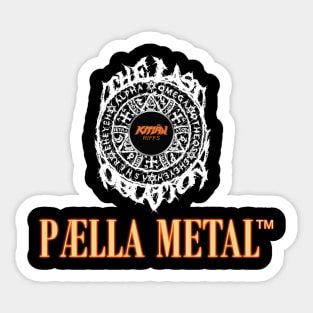 Paella Metal TM Sticker